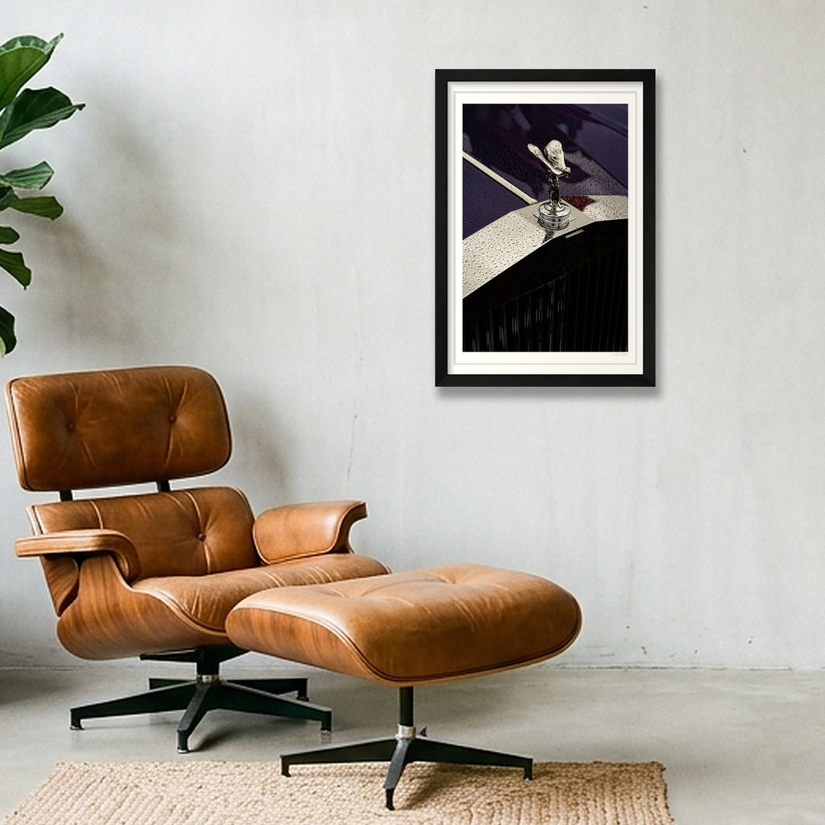Ecstasy on a Ledge — 30×45cm, 12×18" Black Frame