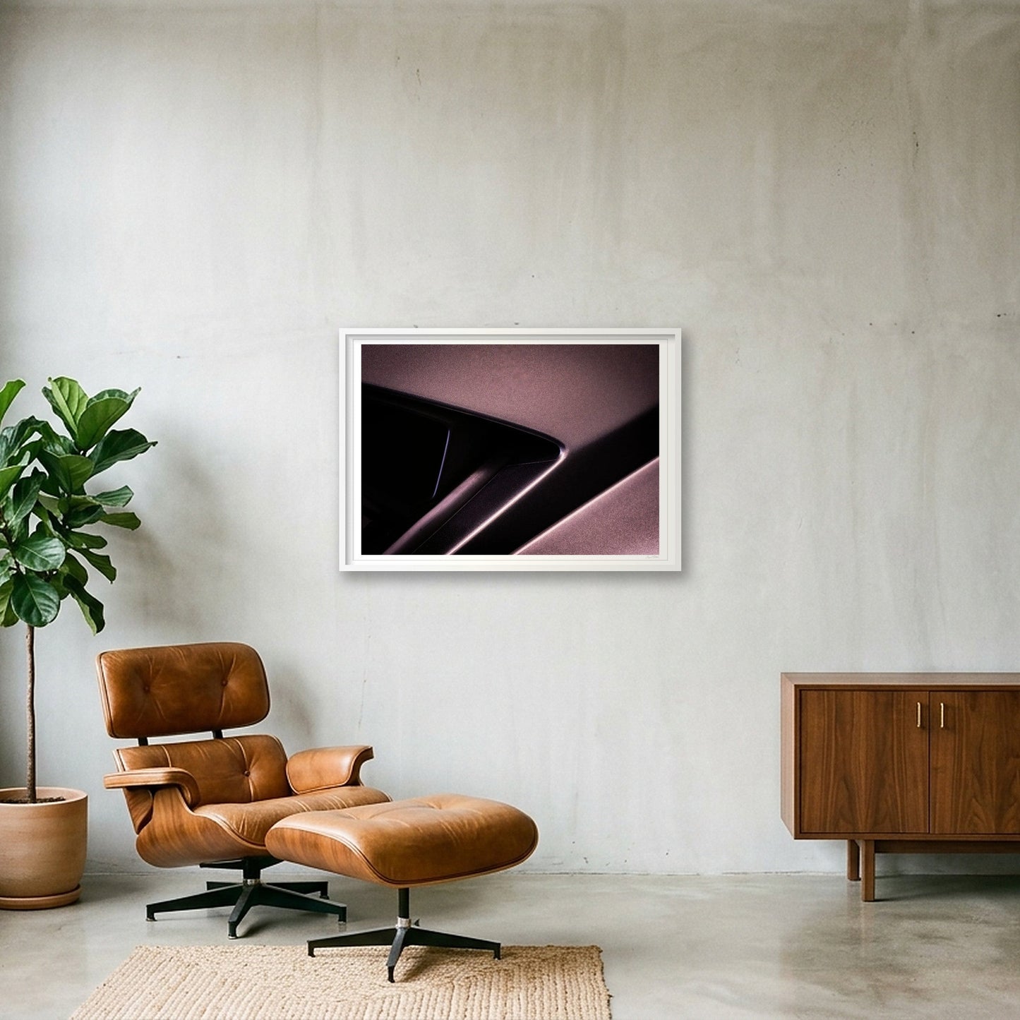 Dark Matter — 100×70cm, 39×28" White Frame