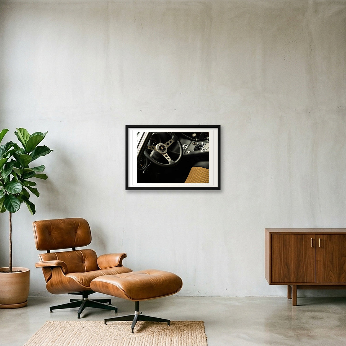 The Italian Suit — 60×40cm, 24×16" Black Frame