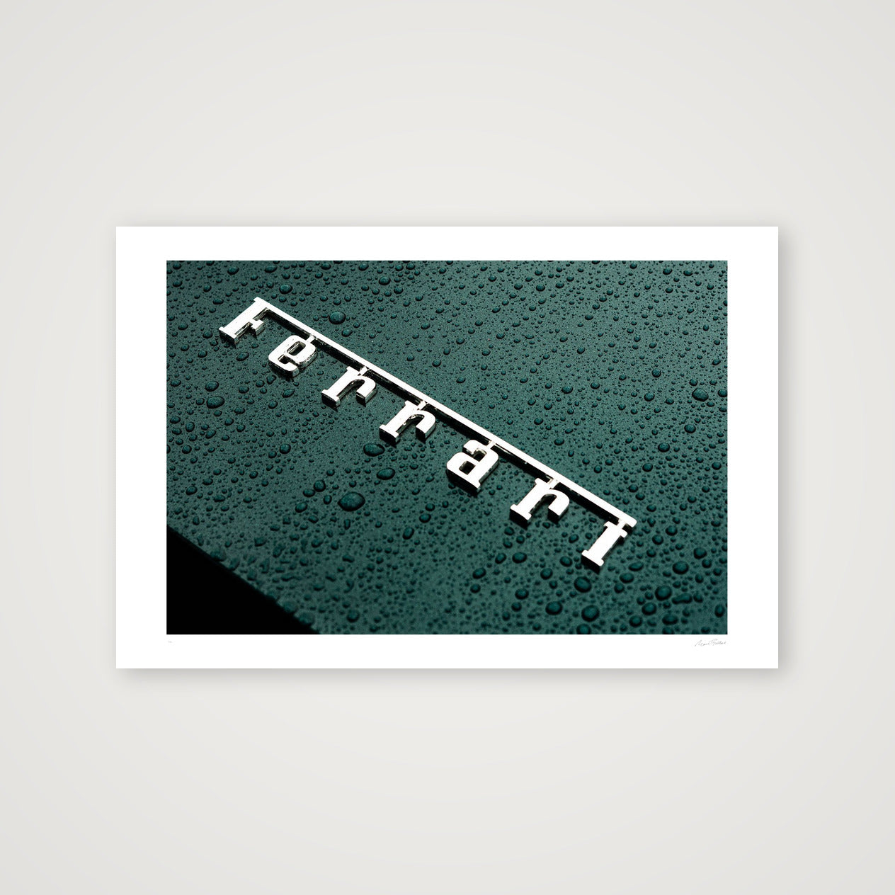 Scuderia on Green — 45×30cm, 18×12" Print only