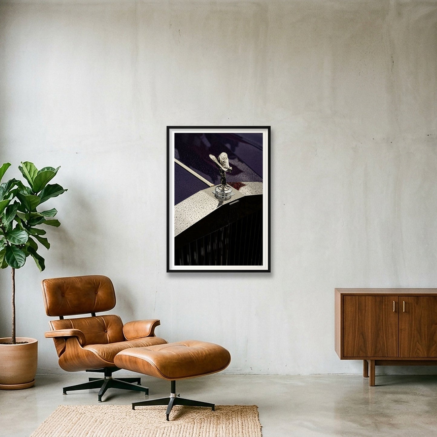 Ecstasy on a Ledge — 70×100cm, 28×39" Black Frame