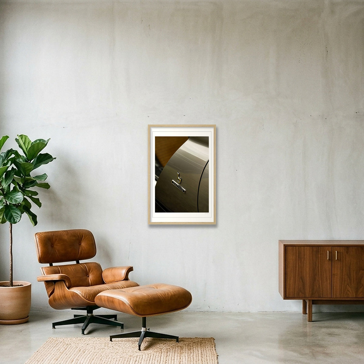 Argento Indianapolis — 40×60cm, 16×24" Oak Frame