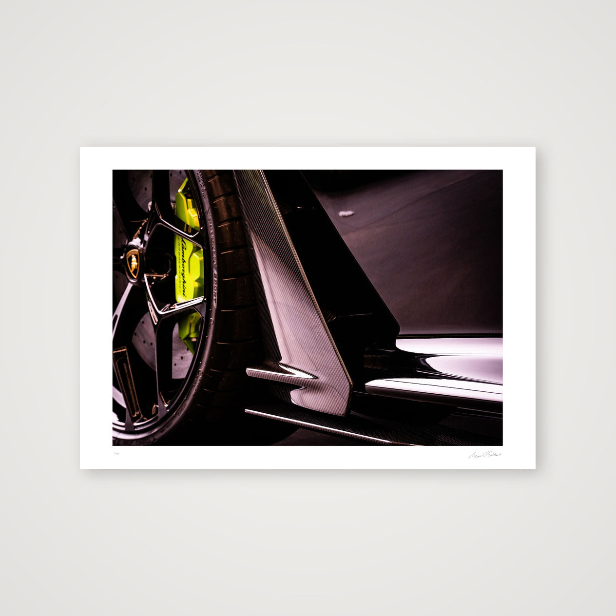 Carbon Stride — A4 (30×21cm, 12×8") Print only