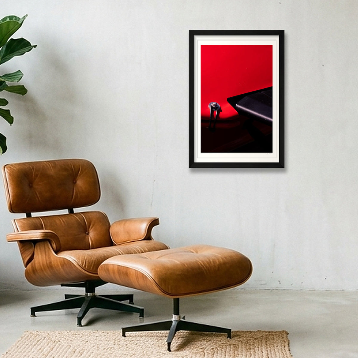Red Shift - Hill Cimb — 30×45cm, 12×18" Black Frame