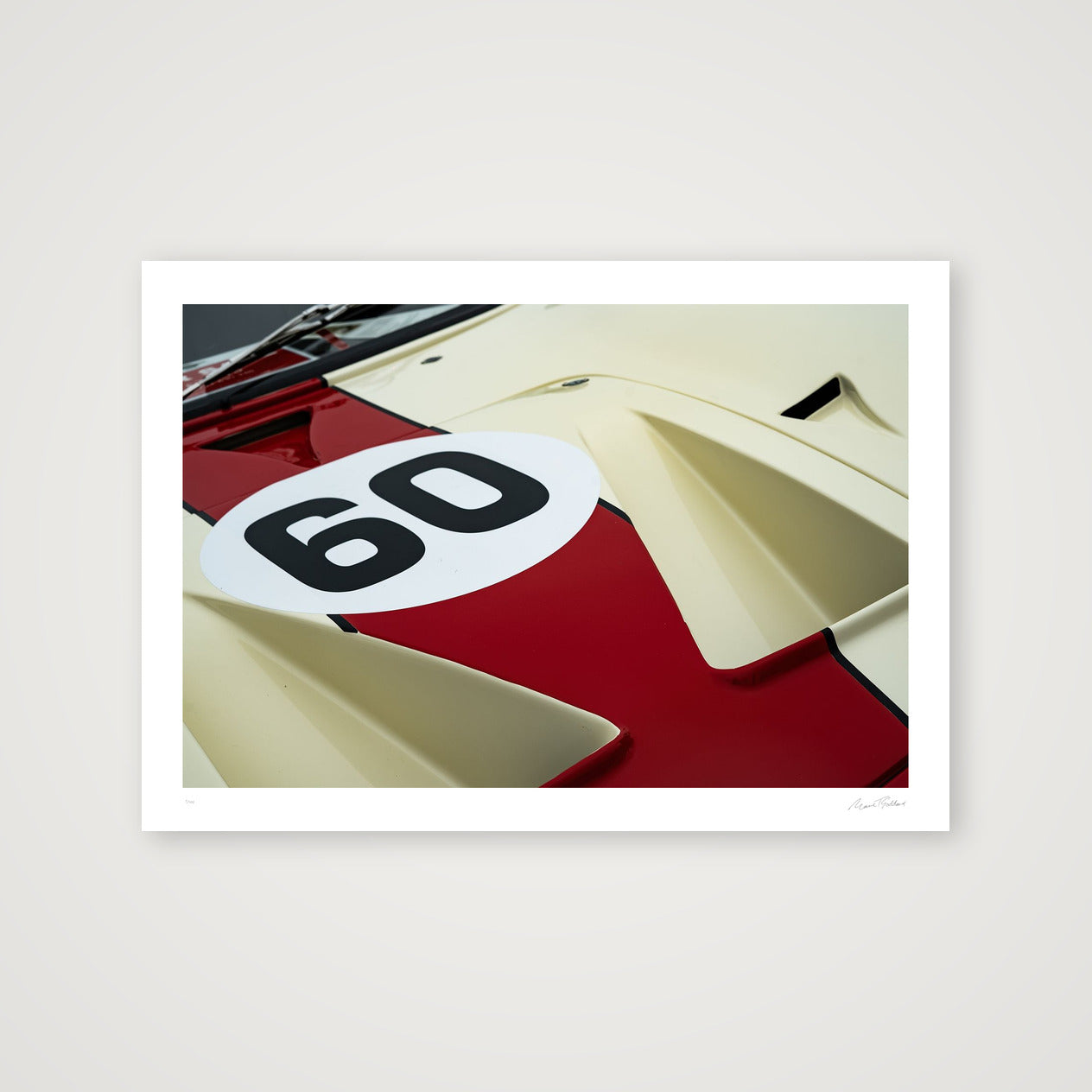 Maroon & Ivory — A4 (30×21cm, 12×8") Print only