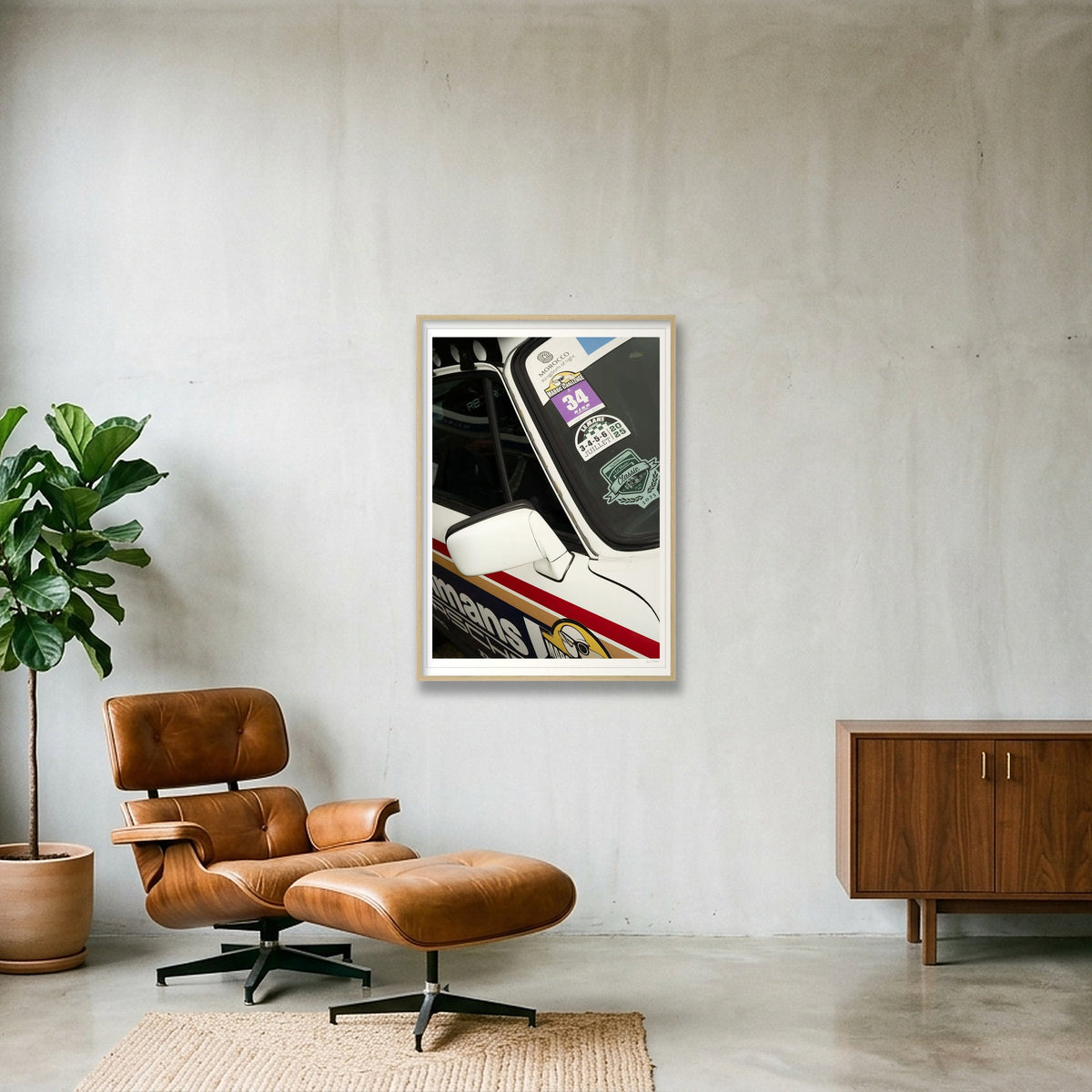Into the Sahara — 70×100cm, 28×39" Oak Frame