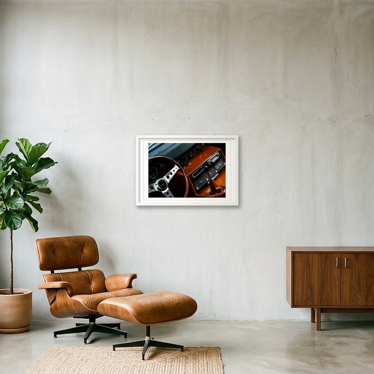 Interior Opulence - Monteverdi — 60×40cm, 24×16" White Frame
