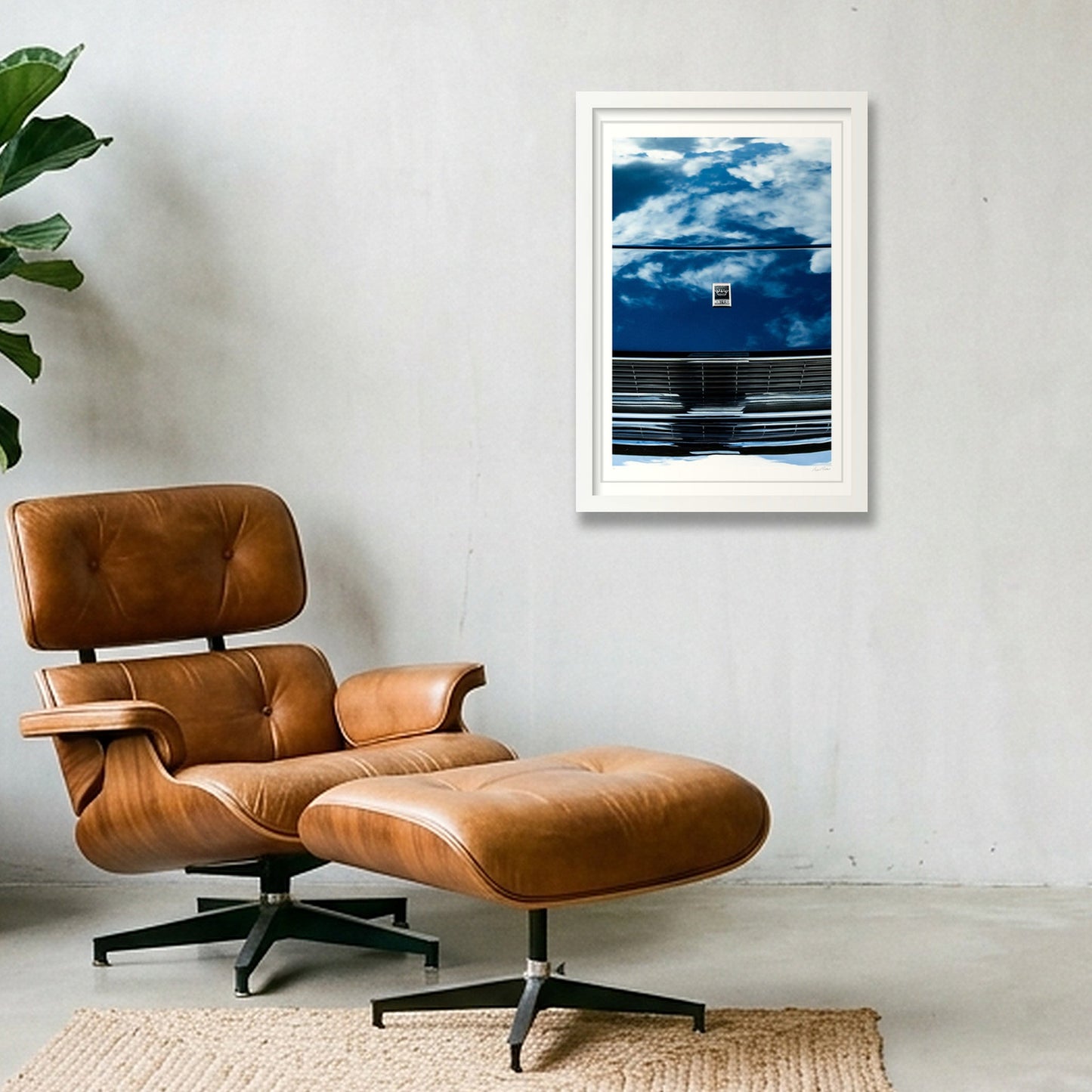  Clouds on Monteverdi — 30×45cm, 12×18" White Frame