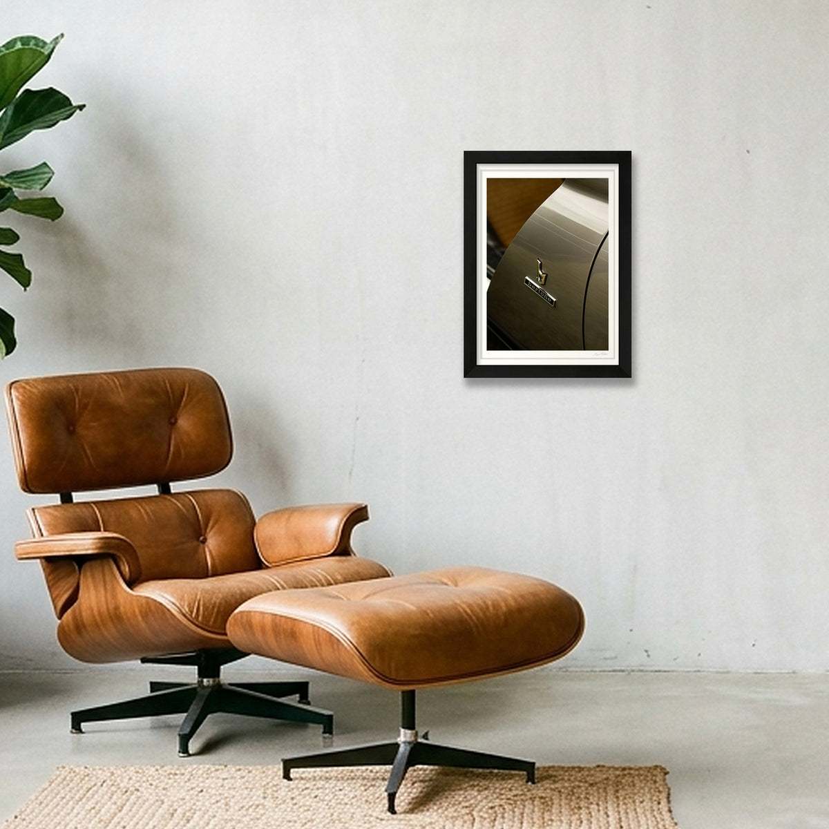 Argento Indianapolis — A4 (21×30cm, 8×12") Black Frame