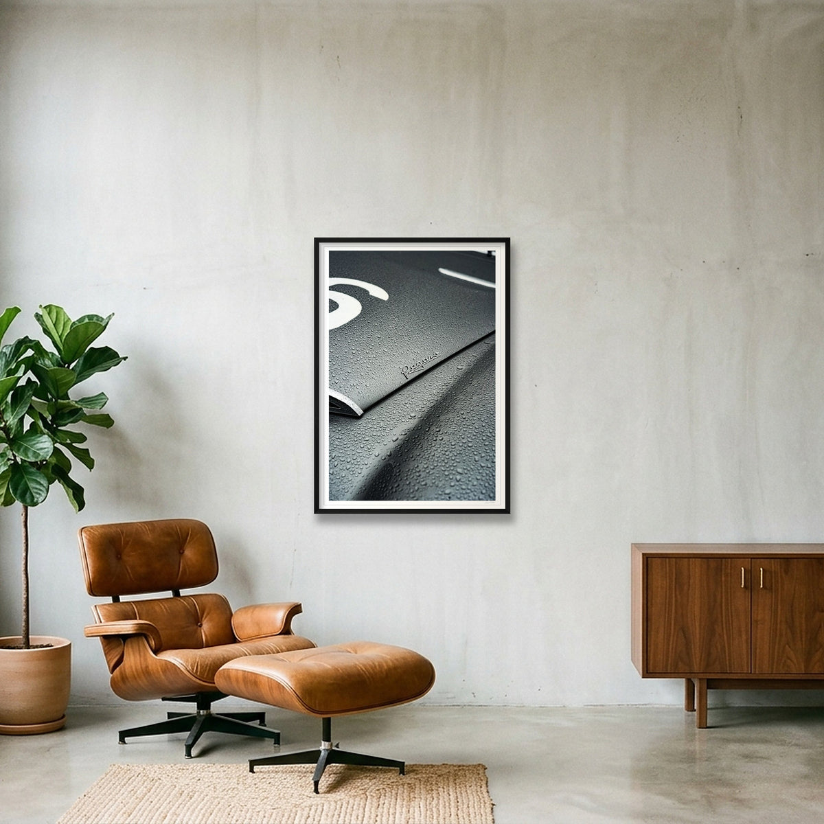 Dark Horse — 70×100cm, 28×39" Black Frame