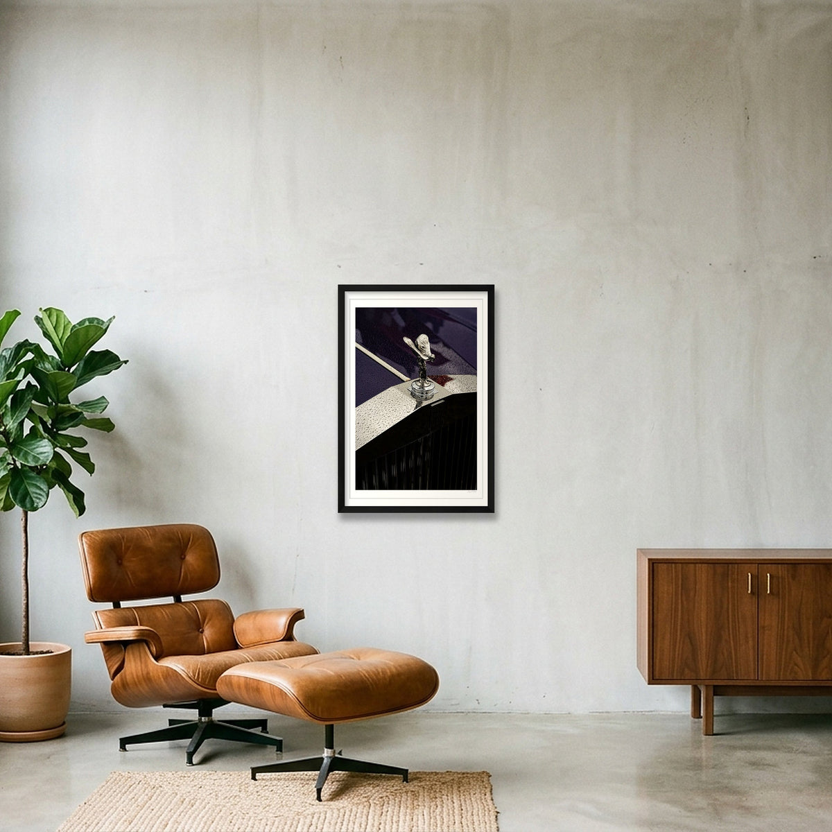 Ecstasy on a Ledge — 40×60cm, 16×24" Black Frame