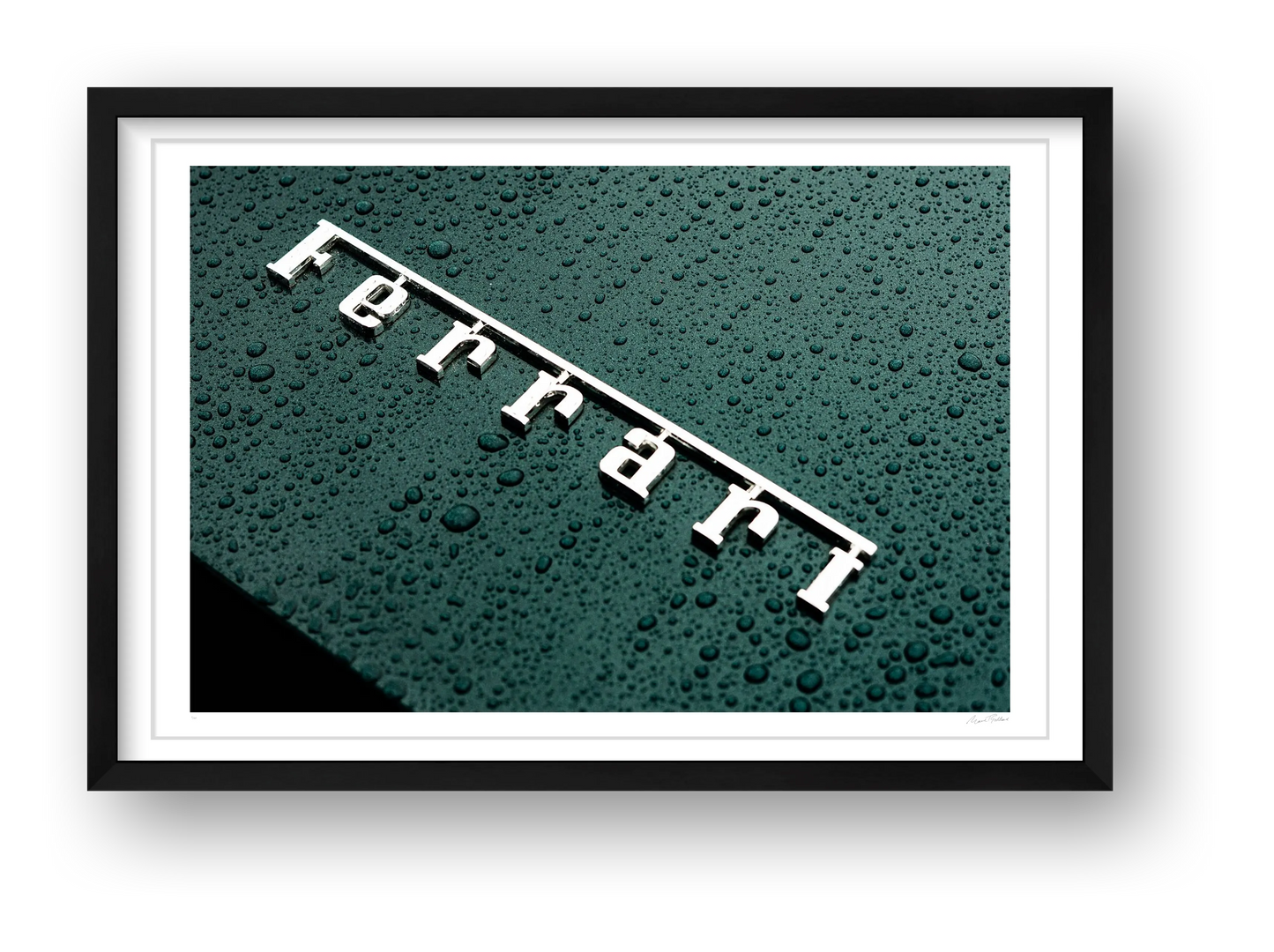 Scuderia on Green — framed