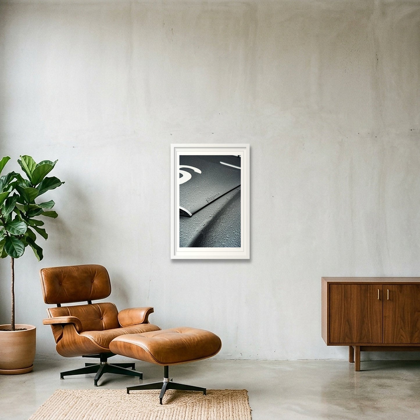 Dark Horse — 40×60cm, 16×24" White Frame