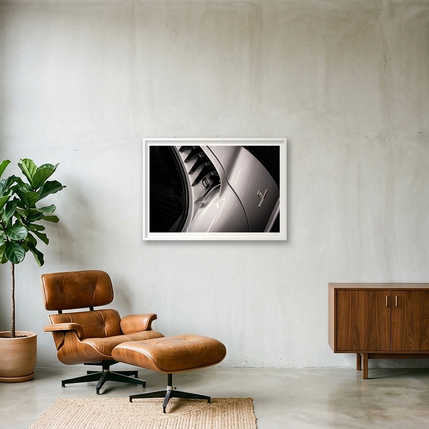 Mechanical Ballet — 100×70cm, 39×28" White Frame