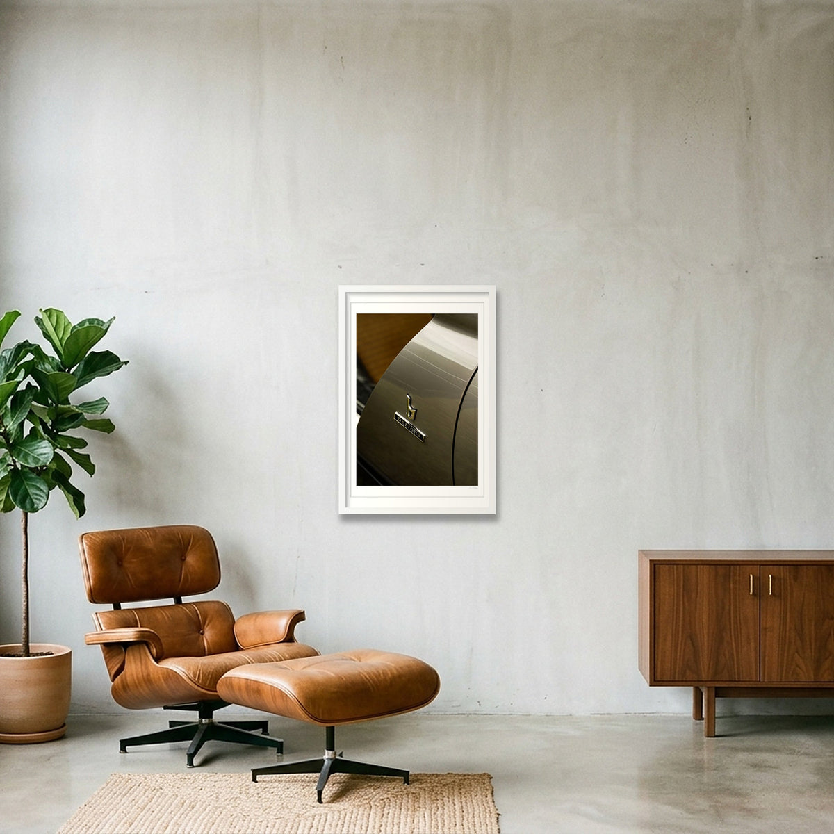 Argento Indianapolis — 40×60cm, 16×24" White Frame