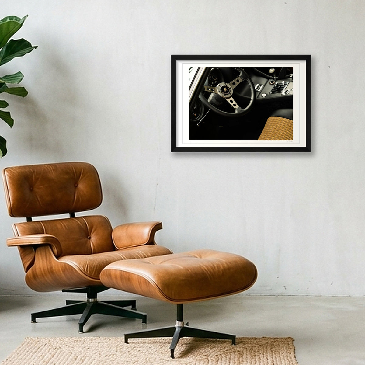 The Italian Suit — 45×30cm, 18×12" Black Frame