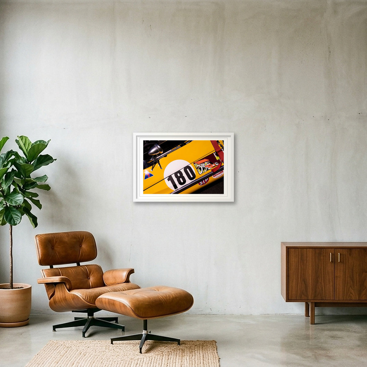 One Hunded and Eighty — 60×40cm, 24×16" White Frame