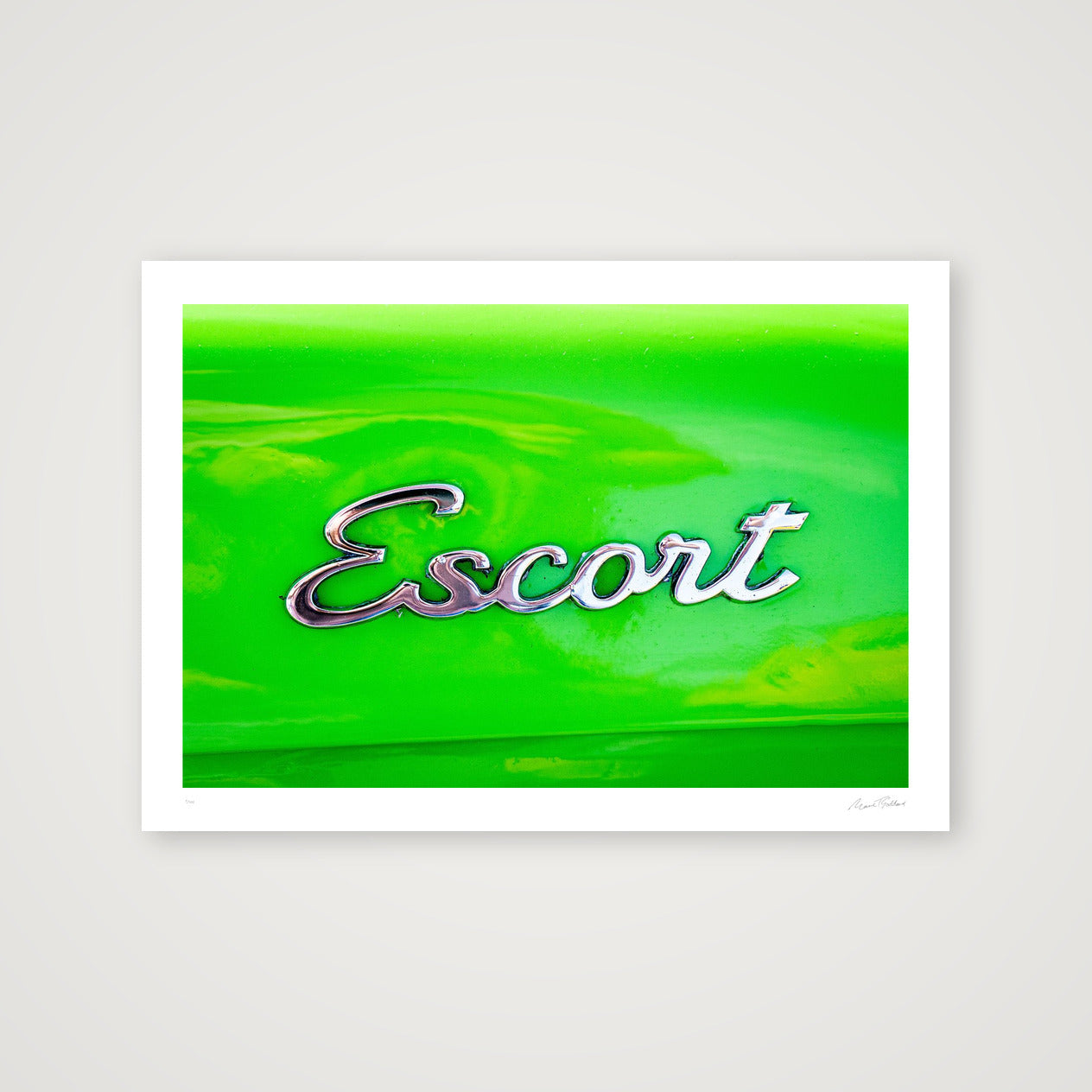 Lime_Escort — A4 (30×21cm, 12×8") Print only